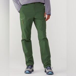 REI Trailmade Pants Mens 38‎ x 30 Hiking Trail Pant Outdoor UPF 50 NEW Green